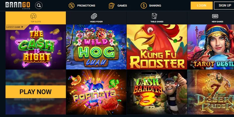 Brango Casino games